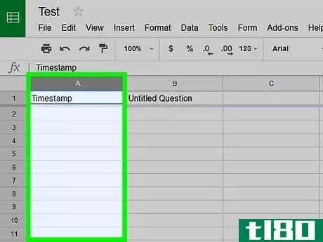 Image titled Rename Columns on Google Sheets on PC or Mac Step 10