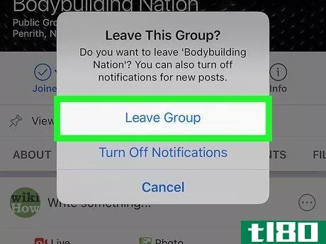 Image titled Block a Facebook Group on iPhone or iPad Step 15