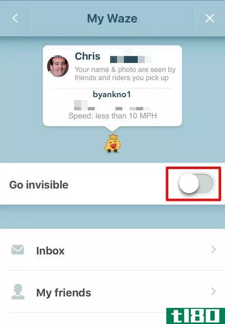 Image titled Become Invisible on the Waze Map Step 4.png