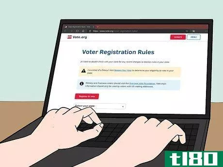 Image titled Register to Vote in College Step 3