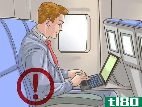 Image titled Practice Airplane Etiquette Step 13