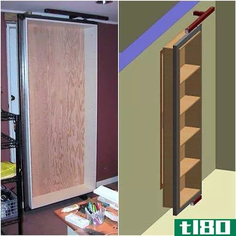 Image titled Build a Hidden Door Bookshelf Step 4Bullet1
