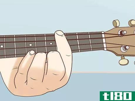 Image titled Play an E Chord on the Ukulele Step 5