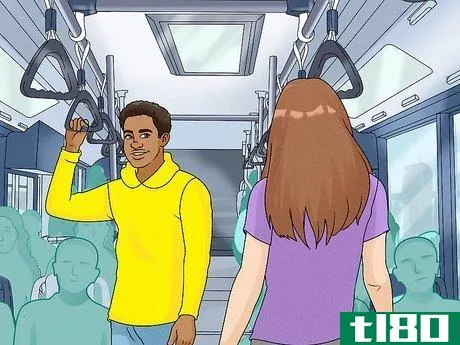 Image titled Remain Standing While Riding a Bus Step 2