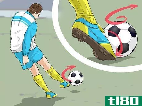 Image titled Curve a Soccer Ball Step 6