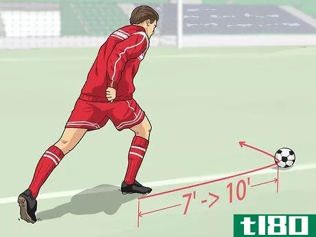 Image titled Curve a Soccer Ball Step 1