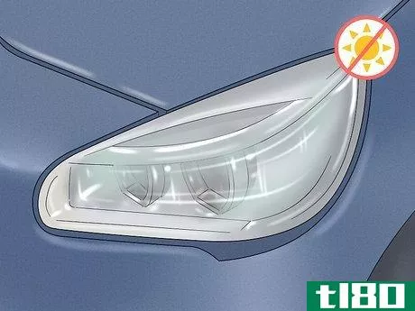 Image titled Repair Oxidized Cloudy Headlights with a Headlight Cleaner Step 4