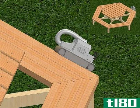 Image titled Build a Hexagon Picnic Table Step 29