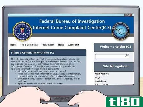 Image titled Report Fraud to the FBI Step 10