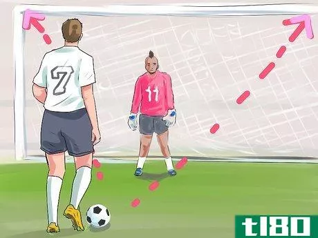 Image titled Read a Soccer Penalty Shot if You're a Goalie Step 2
