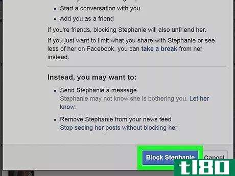 Image titled Block a Contact in Facebook Messenger on PC or Mac Step 13
