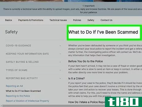 Image titled Report Fraud on Gumtree Step 4