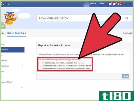 Image titled Report Identity Theft on Facebook Step 7