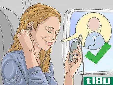 Image titled Practice Airplane Etiquette Step 16