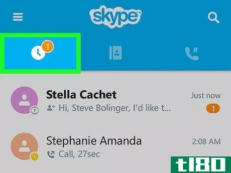 Image titled Block Contact Requests on Skype on Android Step 2