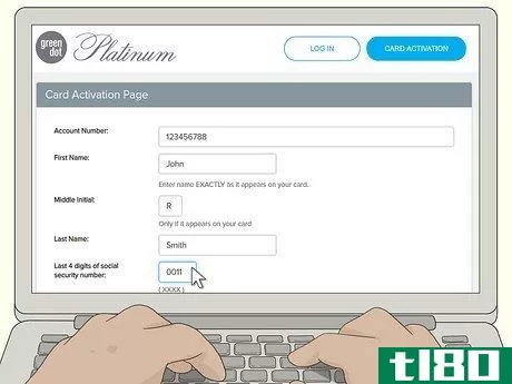 Image titled Register a Green Dot Card Step 6