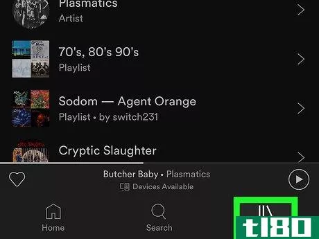 Image titled Block Artists on Spotify on iPhone or iPad Step 2