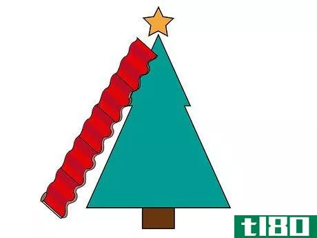 Image titled Put Deco Mesh on a Christmas Tree Step 2