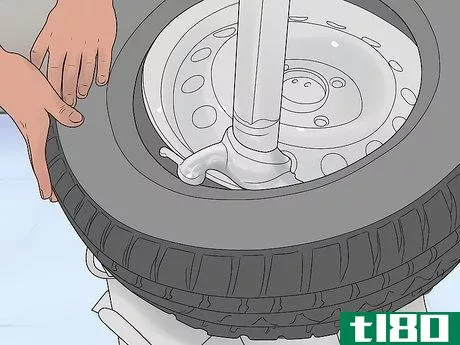 Image titled Put Tires on Rims Step 8