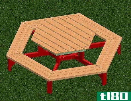 Image titled Build a Hexagon Picnic Table Step 30