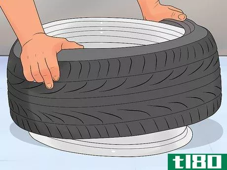 Image titled Put Tires on Rims Step 16