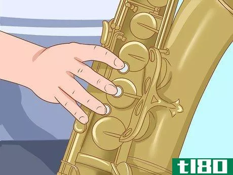 Image titled Blow Into a Saxophone Step 4