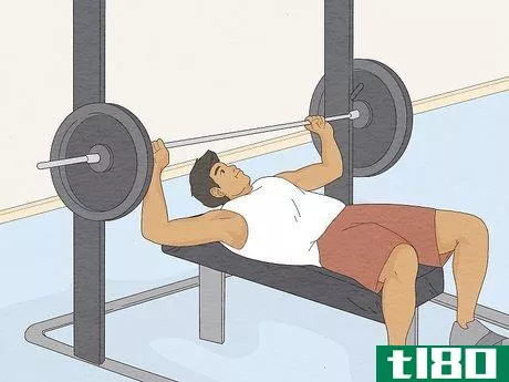 Image titled Breathe Correctly While Bench Pressing Step 2