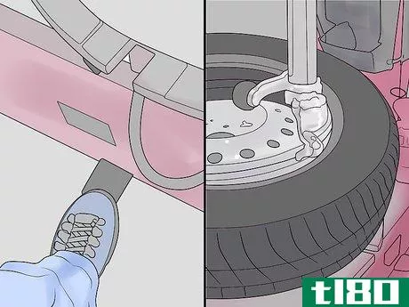 Image titled Put Tires on Rims Step 7