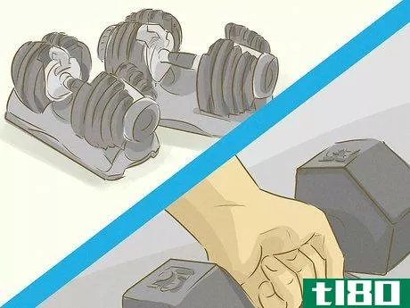Image titled Work out With Dumbbells Step 1