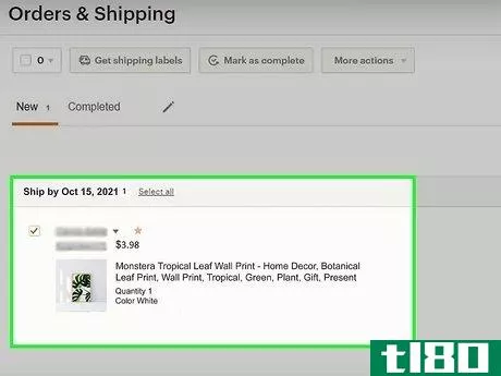 Image titled Print Shipping Labels from the Etsy App Step 4
