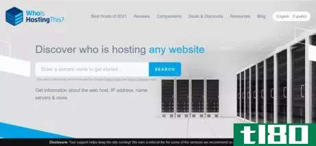 Image titled Web Hosting Search Tool, Reviews More at WhoIsHostingThis com WhoIsHostingThis com.png