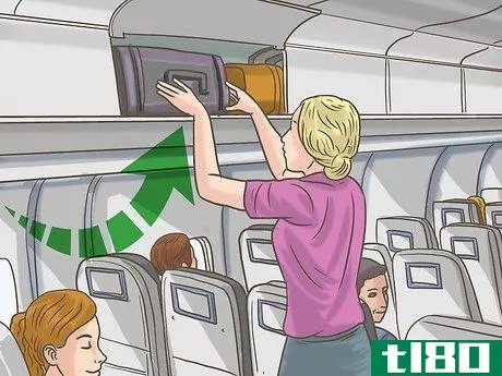 Image titled Practice Airplane Etiquette Step 2