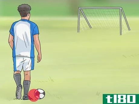 Image titled Kick a Soccer Ball Hard Step 1