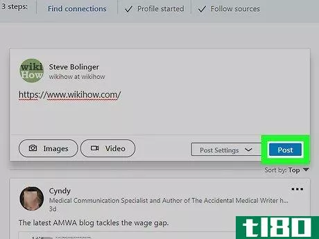 Image titled Post Something on LinkedIn on PC or Mac Step 9