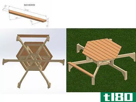 Image titled Build a Hexagon Picnic Table Step 27