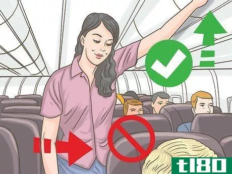 Image titled Practice Airplane Etiquette Step 10