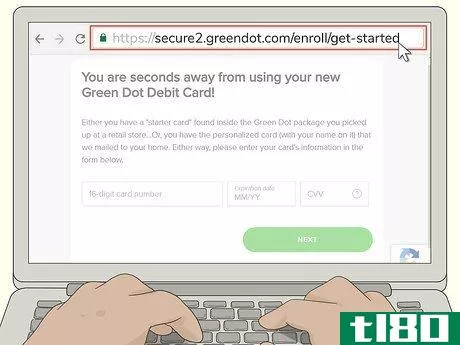 Image titled Register a Green Dot Card Step 1
