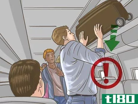 Image titled Practice Airplane Etiquette Step 4