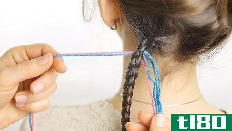 Image titled Braid Your Hair With Thread Step 6