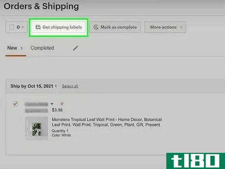 Image titled Print Shipping Labels from the Etsy App Step 5