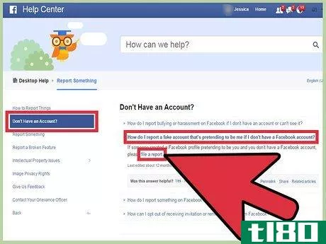 Image titled Report Identity Theft on Facebook Step 6