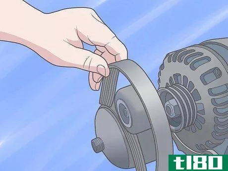 Image titled Remove a Serpentine Belt Using Auto Tensioner Step 6