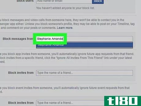 Image titled Block Facebook Messages on a PC or Mac Step 5