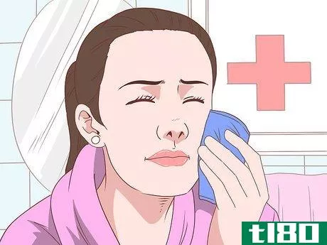 Image titled Stop a Zit from Bleeding Step 2