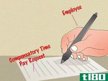 Image titled Pay Compensatory Time Step 5