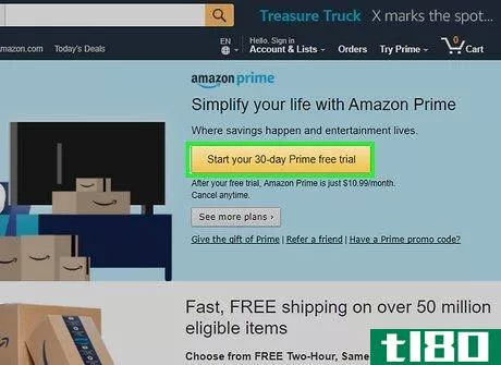 Image titled Use Amazon Prime Step 2