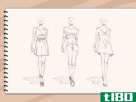 Image titled Sketch Fashion Designs Step 04