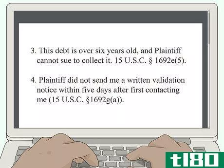 Image titled Answer a Summons for Debt Collection Step 7