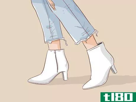 Image titled Wear White Booties Step 4