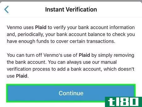Image titled Add a Bank Account on Venmo Step 8